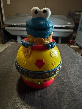 Mattel Sesame Street Cookie Monster Pretend Play Alphabet Toy 2002 for Ages 3-4